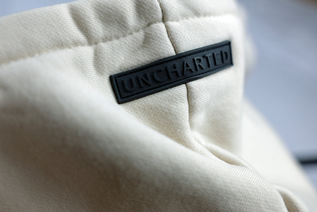 Black Brush Oversized Hoodie